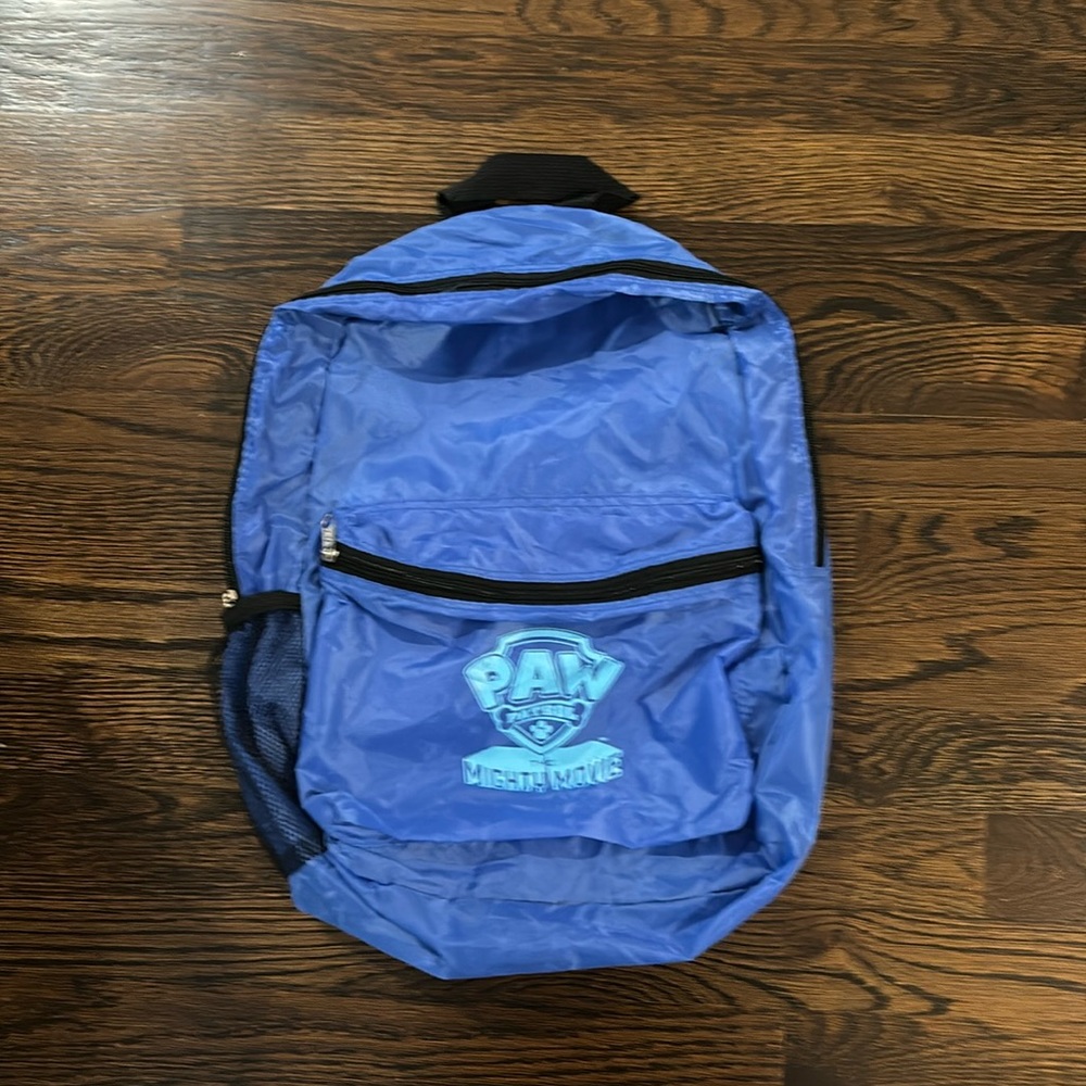 New Paw Patrol The Movie Blue Backpack